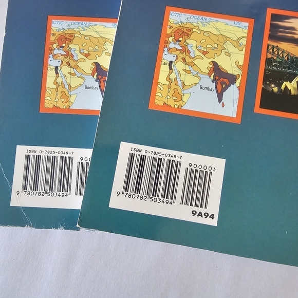 1994‎ The Nystrom Desk Atlas Paperback By Staff of Publisher - Set Of 2 - Picture 4 of 10